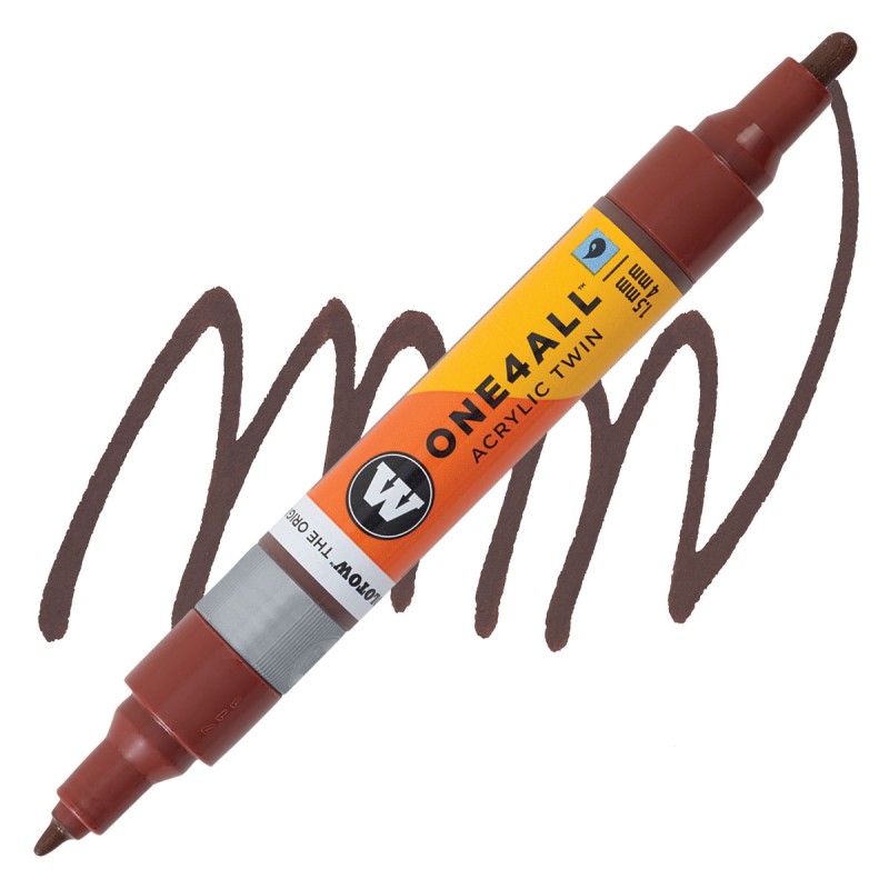 Marqueur pour Maquettes - One4All Twin - Acrylique Noisette - 1,5/4mm - 092