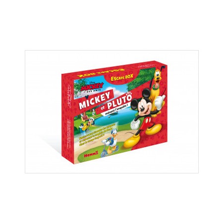 Escape Box Junior - Mickey et ses amis - Mickey et Pluto mènent l'enquête