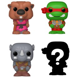 Pack de 4 - Splinter - Tortues Ninja - Bitty POP Animation