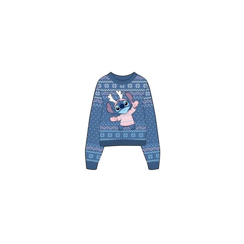 Pull de Noël - Stitch - Lilo et Stitch - Unisexe 3-4 