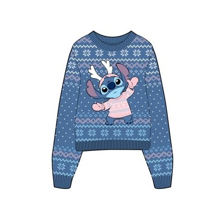 Pull de Noël - Stitch - Lilo et Stitch - Unisexe 3-4 