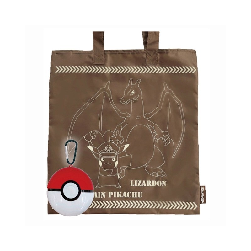 Cabas - StarNylon Totebag in Pokeball Vol.4 - Dracaufeu & Pikachu - Pokemon