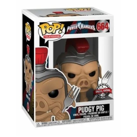 Pudgy Pig - Power Rangers (664) - POP TV - Exclusive