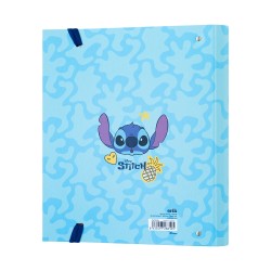 Classeur - 4 Anneaux - Stitch Coeur Jaune - Lilo & Stitch