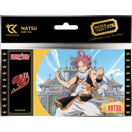 Golden Ticket - Natsu V.2 - Fairy Tail 3000pcs Limited