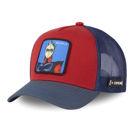 Casquette Trucker - Actarus (Bleu/Rouge) - Goldorak - U Unisexe 