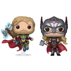 Boîte Abîmée - Pack de 2 - Thor & Mighty Thor - Thor Love & Thunder - POP Marvel - Exclusive