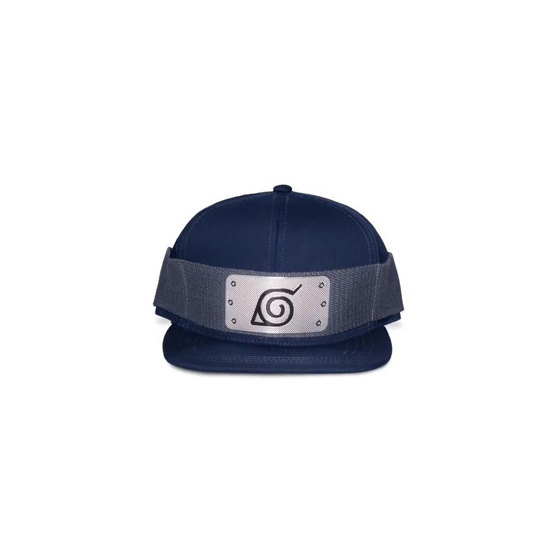 Casquette Snapback - Bandeau Konoha (Bleu) - Naruto - U Unisexe 