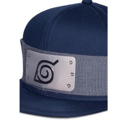 Casquette Snapback - Bandeau Konoha (Bleu) - Naruto - U Unisexe 