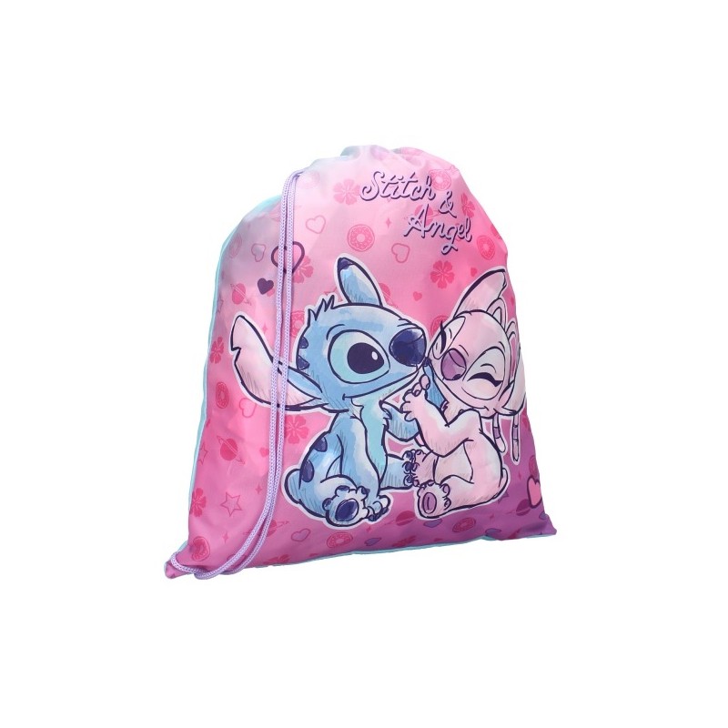 Sac en toile - Stitch & Angel "Hello Cutie " - Lilo & Stitch