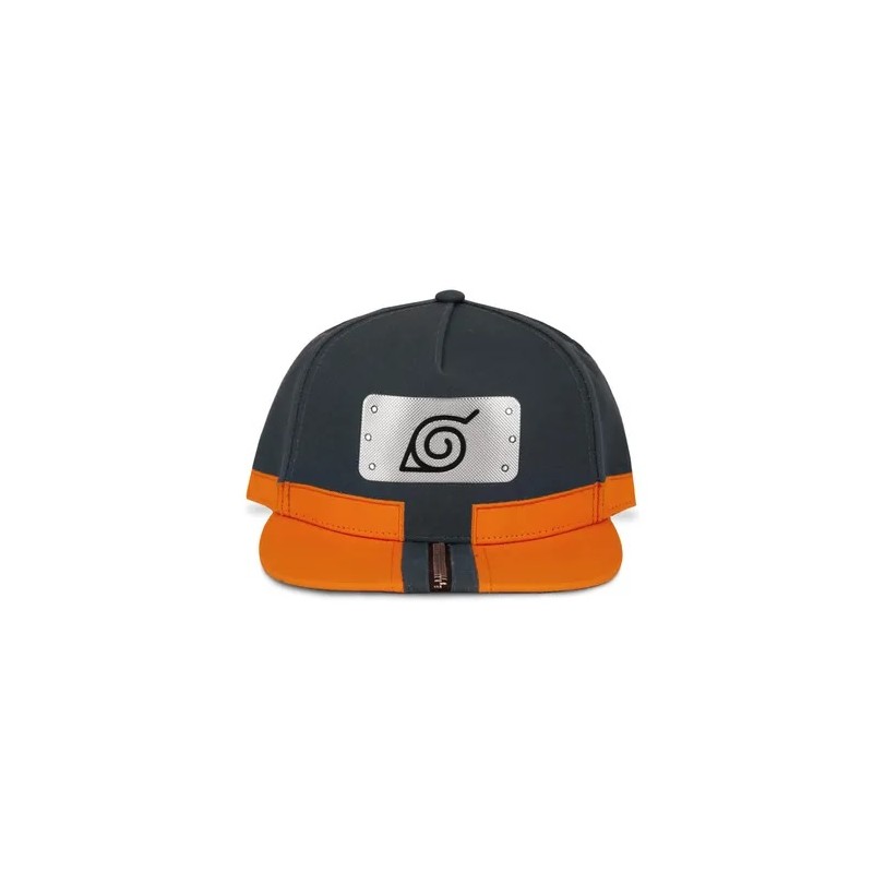 Casquette Snapback - Naruto Uniforme (Orange/Gris) - Naruto Shippuden - U Unisexe 