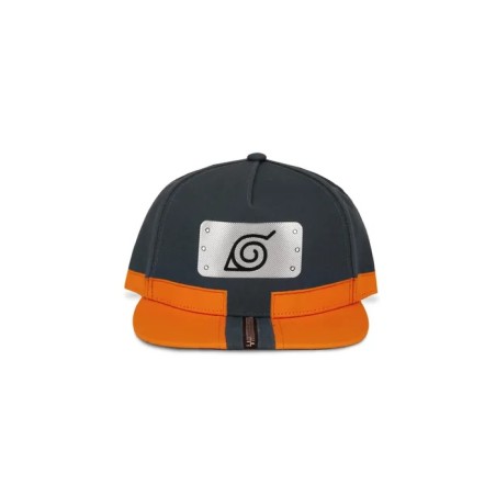 Casquette Snapback - Naruto Uniforme (Orange/Gris) - Naruto Shippuden - U Unisexe 