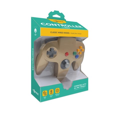 Manette filaire - N64 - Gold