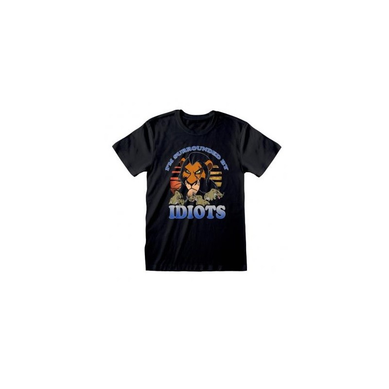 T-shirt - Entouré d'idiots - Le Roi Lion - M Unisexe 