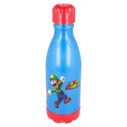 Bouteille en Plastique - Personnages (Bleu/Rouge) - Super Mario