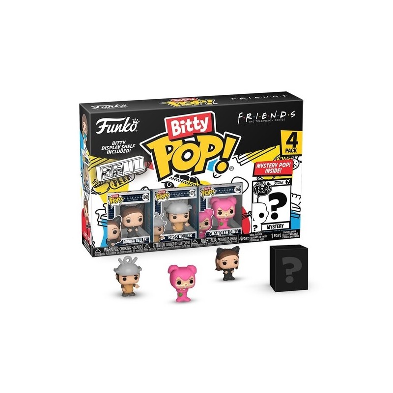 Pack de 4 - Monica Catwoman - Friends - Bitty POP TV