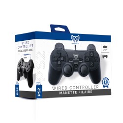 Manette Filaire - PS2 - Noire