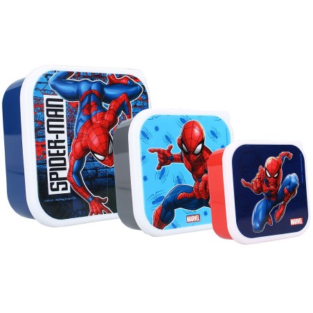 Boites à Repas - Set de 3 - Let's Eat - Spider-Man