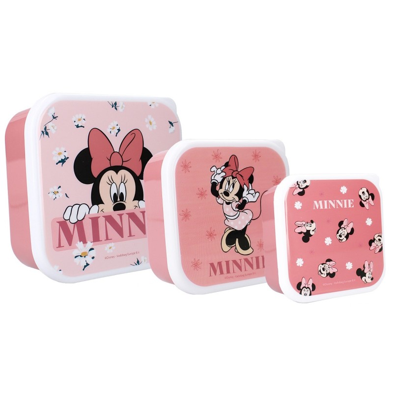 Boites à Repas - Set de 3 - Minnie Bon Appetit - Mickey et ses amis