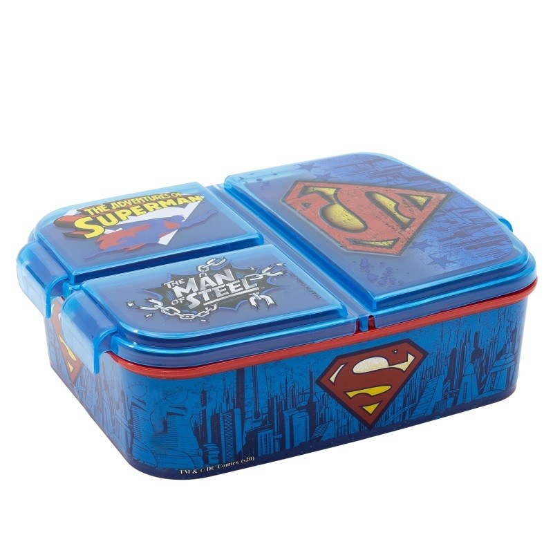 Boite à Repas - Symbole - Superman - Multi Compartiments