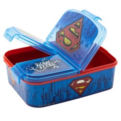 Boite à Repas - Symbole - Superman - Multi Compartiments