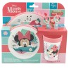 Set de vaisselle antidérapante - Minnie - Mickey & ses amis