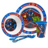 Set de Vaisselle Enfant - Avengers - Assiettes, Couverts et Verre