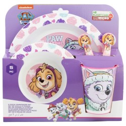 Set de Vaisselle Enfant - Stella & Everest - La Pat' Patrouille - Assiettes, Couverts et Verre