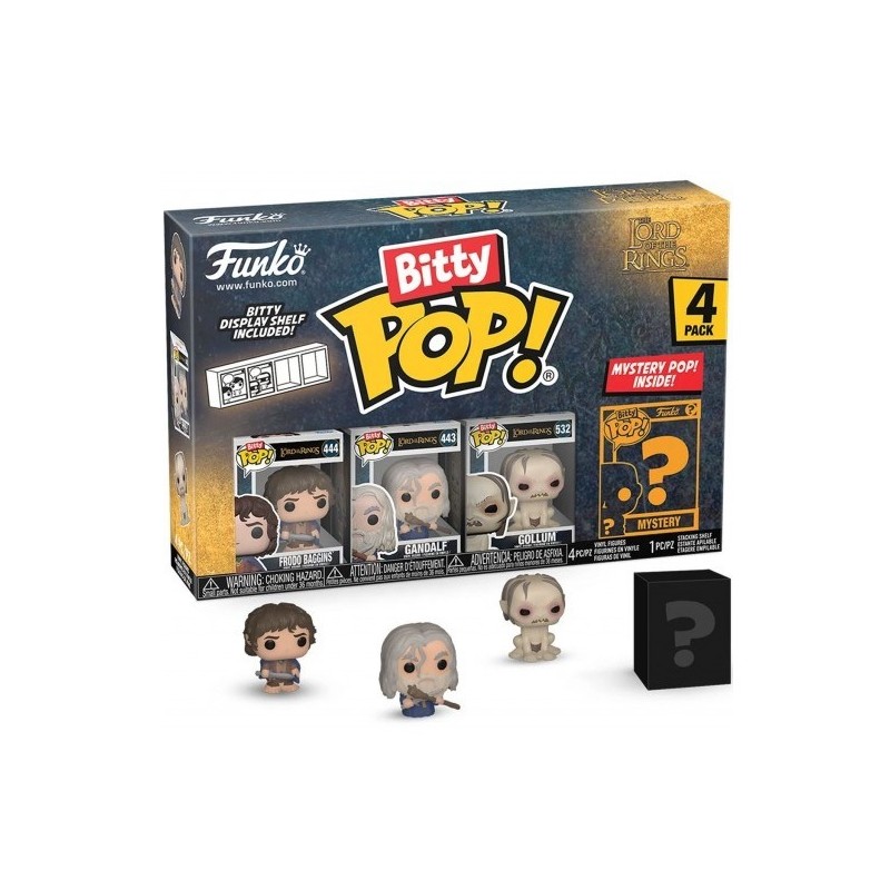 Pack de 4 - Frodo - Seigneur des Anneaux - Bitty POP Movie