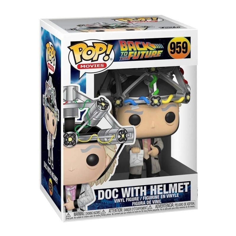 Doc w/ helmet - Retour vers le Futur (959) - POP Movies