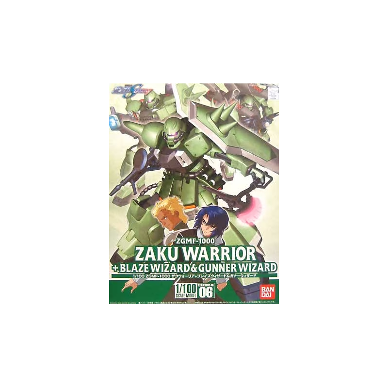 1:100 - Zaku Warrior + Blaze & Gunner - Gundam : Seed