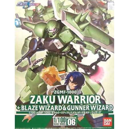 1:100 - Zaku Warrior + Blaze & Gunner - Gundam : Seed