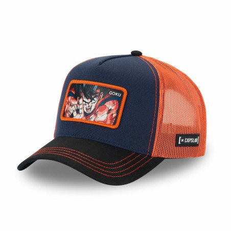 Casquette Trucker - Kamehameha Goku (Noir/Bleu) - Dragon Ball Z - U Unisexe 