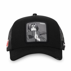 Casquette Trucker - Itachi B&W (Noir) - Naruto - U Unisexe 