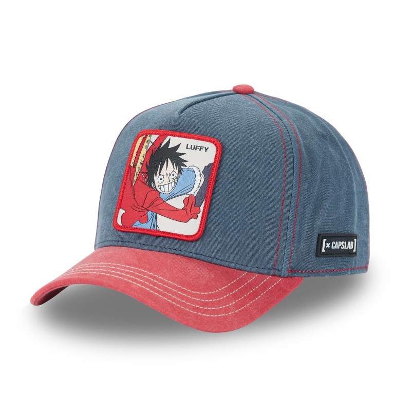 Casquette baseball - Luffy (Rouge/Jean) - One Piece - U Unisexe 