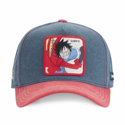 Casquette baseball - Luffy (Rouge/Jean) - One Piece - U Unisexe 