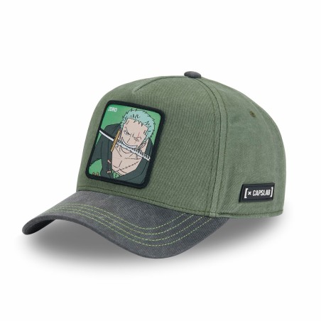 Casquette Baseball Premium - Zoro (Gris Kaki) - One Piece - U Unisexe 