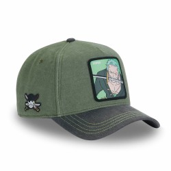 Casquette Baseball Premium - Zoro (Gris Kaki) - One Piece - U Unisexe 