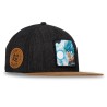 Casquette Snap Back - Vegito God Blue (Beige/Denim) - Dragon Ball Super - U Unisexe 