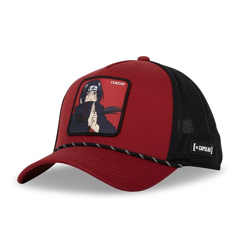 Casquette Trucker Premium - Itachi Uchiha (Rouge) - Naruto Shippuden - U Unisexe 