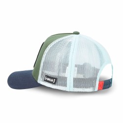 Casquette Trucker - Kakashi Sharingan (Bleu/Kaki) - Naruto Shippuden - Enfant - U Unisexe 