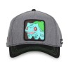 Casquette Baseball - Bulbizarre (Noir/Gris) - Pokemon - U Unisexe 