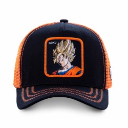 Casquette trucker - Enfant - Goku SSJ (Noir)- Dragon Ball - Unisexe 