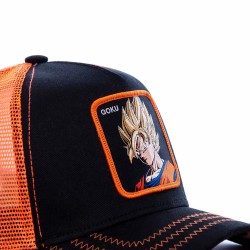 Casquette trucker - Enfant - Goku SSJ (Noir)- Dragon Ball - Unisexe 