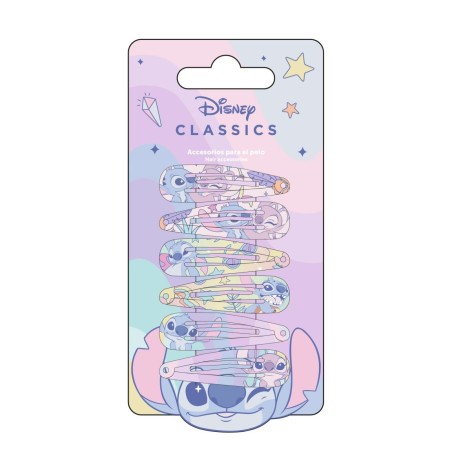 Set de 6 Barrettes - Stitch & Angel - Lilo & Stitch