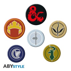 Pack de 6 badges - Factions...