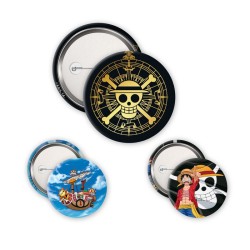 Pack de 3 Badges - Skull &...