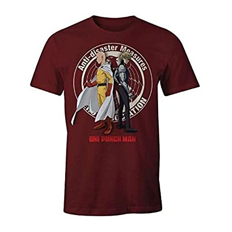 T-shirt One Punch Man - Anti-Disaster Measures - M Homme 