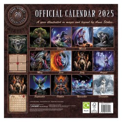 Calendrier 2025 - Anne Stokes