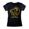 T-shirt - Le Roi Lion - Silhouette - S Unisexe 